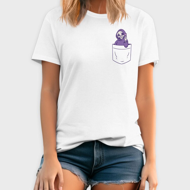 Grim Reaper Pocket Love, Tricou Barbati (Unisex)