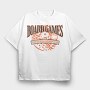 Funny Board Games, Tricou Oversize Barbati (Unisex)