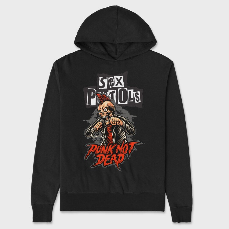 SEX PISTOLS Punk Not Dead, Hanorac Oversize Barbati (Unisex)
