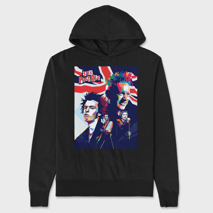 SEX PISTOLS Art1, Hanorac Oversize Barbati (Unisex)