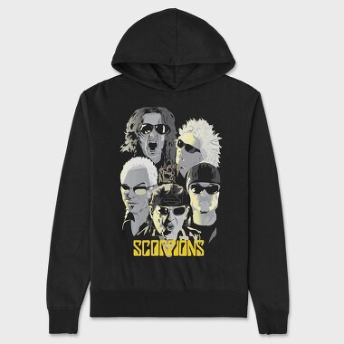 SCORPIONS, Hanorac Oversize Barbati (Unisex)