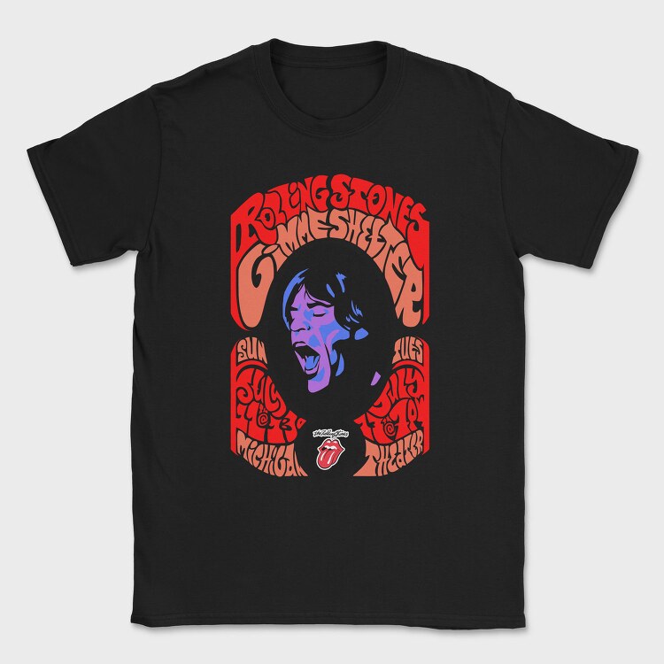 ROLLING STONES Art1, Tricou Barbati (Unisex)