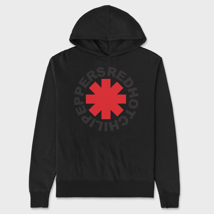 RHCP Band Logo Art, Hanorac Oversize Barbati (Unisex)
