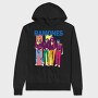 RAMONES Art1, Hanorac Oversize Barbati (Unisex)