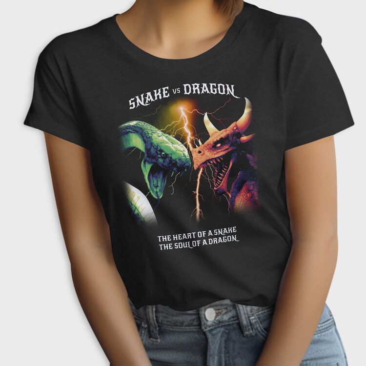 Realistic Dragon Snake, Tricou Femei