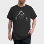 Scuba Diver Monochrome Front View, Tricou Barbati (Unisex)