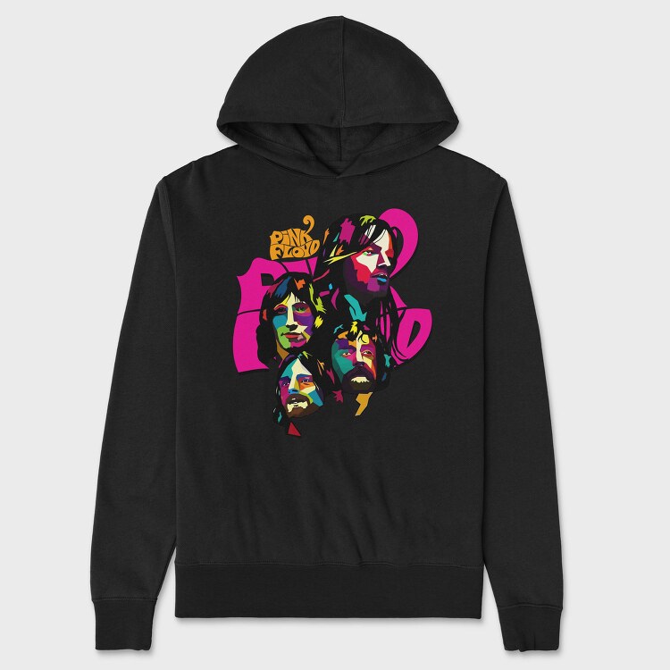PINK FLOYD 1, Hanorac Oversize Barbati (Unisex)