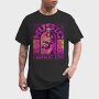 Rock Poster Music Through, Tricou Barbati (Unisex)