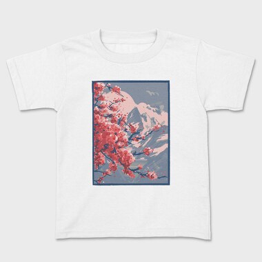 Sakura Mountains Paint, Tricou Copii