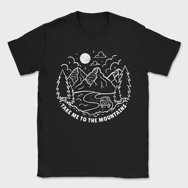 Mountains Rute, Tricou Barbati (Unisex)