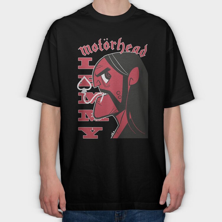 LEMMY Motorhead, Tricou Oversize Barbati (Unisex)