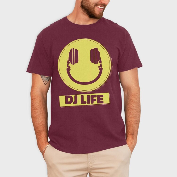 DJ Life, Tricou Barbati (Unisex)