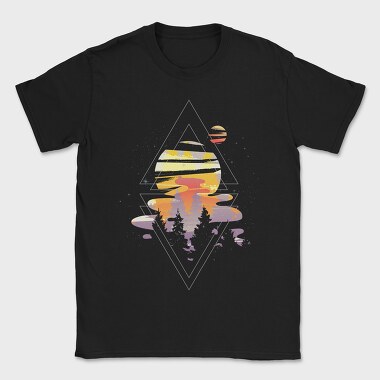 Galaxy Watercolor, Tricou Barbati (Unisex)