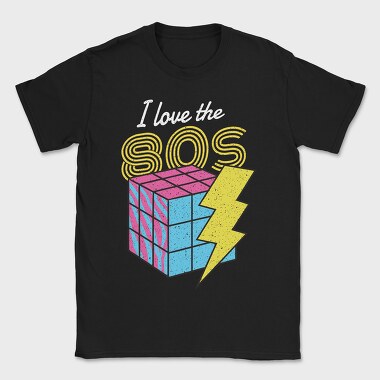 I Love the 80's, Tricou Barbati (Unisex)