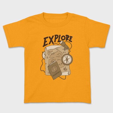 Vintage Explore, Tricou Copii