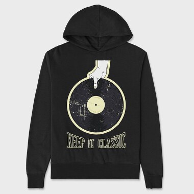 Retro, Hanorac Oversize Barbati (Unisex)
