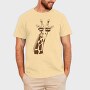 Giraffe Sunglasses, Tricou Barbati (Unisex)