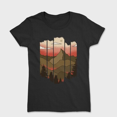 Cut Out Landscape, Tricou Femei