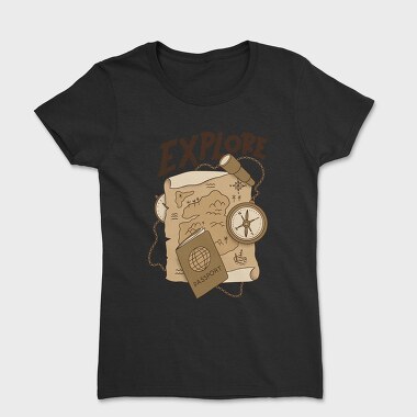 Vintage Explore, Tricou Femei