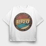 Vintage Made In, Tricou Oversize Barbati (Unisex)