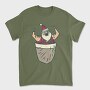 Santa Pocket, Tricou Barbati (Unisex)