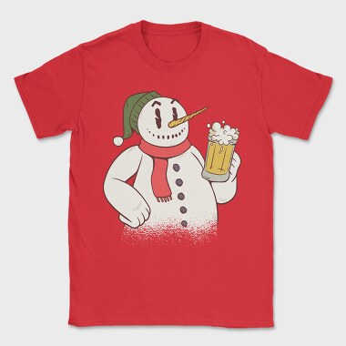 Snowman Beer, Tricou Barbati (Unisex)