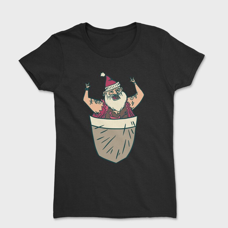 Santa Pocket, Tricou Femei