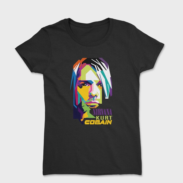 KURT COBAIN 1, Tricou Femei