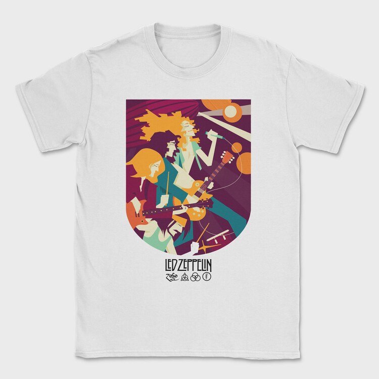 LED ZEP 2, Tricou Barbati (Unisex)