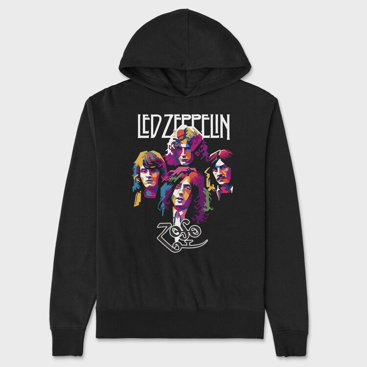 LED ZEP 1, Hanorac Oversize Barbati (Unisex)