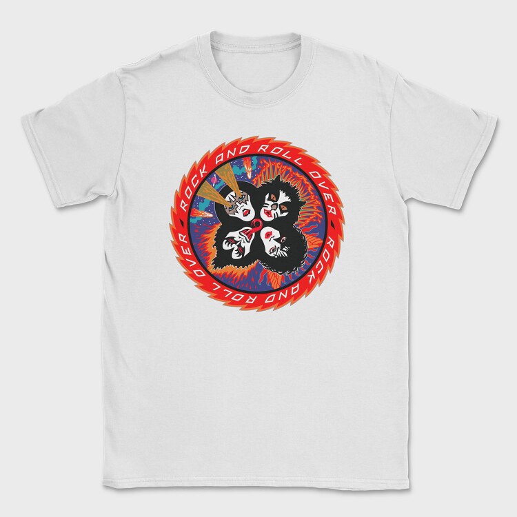 KISS Rock N Roll, Tricou Barbati (Unisex)
