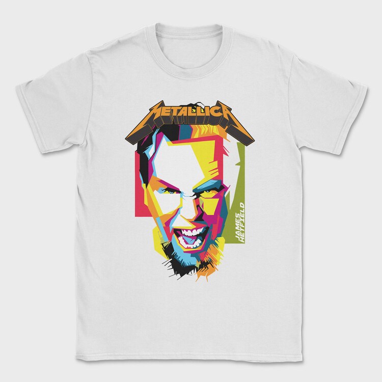 JAMES HETFIELD 1, Tricou Barbati (Unisex)
