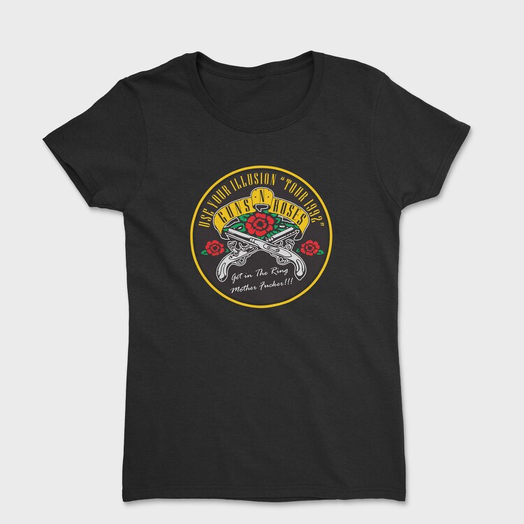 GNR Use your Illusion Tour, Tricou Femei