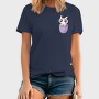 Pocket Cute Cat, Tricou Barbati (Unisex)