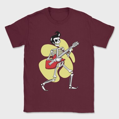 Guitar Skeleton, Tricou Barbati (Unisex)