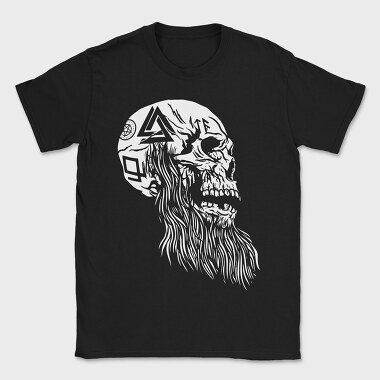 Viking Skull, Tricou Barbati (Unisex)
