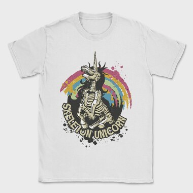 Skeleton Unicorn, Tricou Barbati (Unisex)