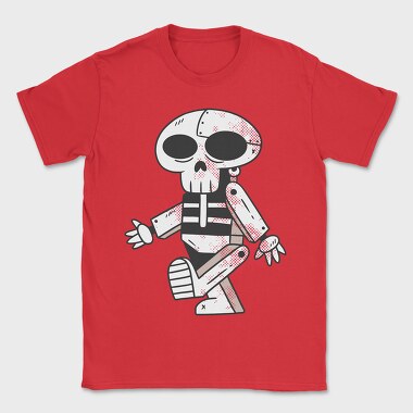 Robot Skull, Tricou Barbati (Unisex)