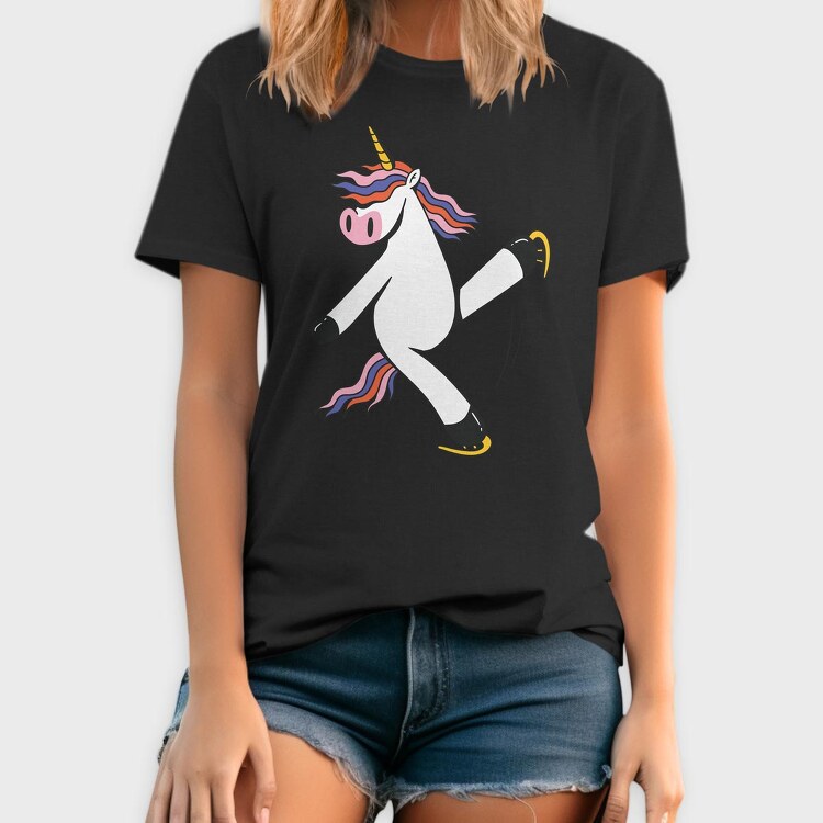 Unicorn Ice Skating, Tricou Barbati (Unisex)