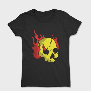 Burning Skull, Tricou Femei