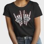 Rock Skeleton Hands, Tricou Femei