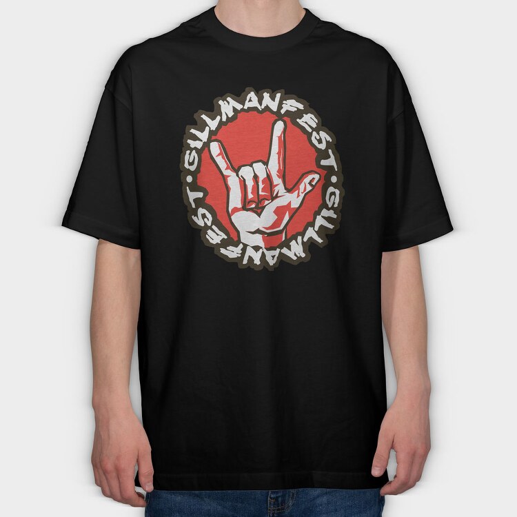 GILMANFEST, Tricou Oversize Barbati (Unisex)