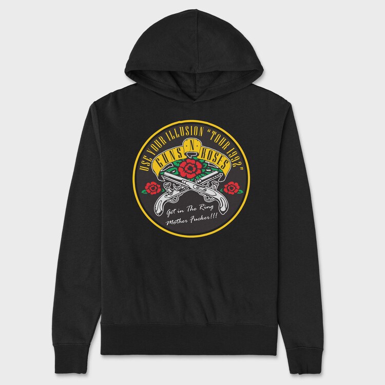 GNR Use your Illusion Tour, Hanorac Oversize Barbati (Unisex)