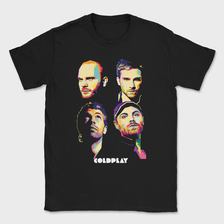 COLDPLAY ART1, Tricou Barbati (Unisex)