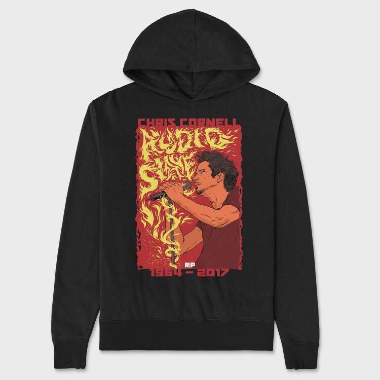 CHRIS CORNELL, Hanorac Oversize Barbati (Unisex)