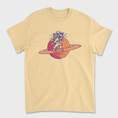Astronaut Saturn, Tricou Barbati (Unisex)