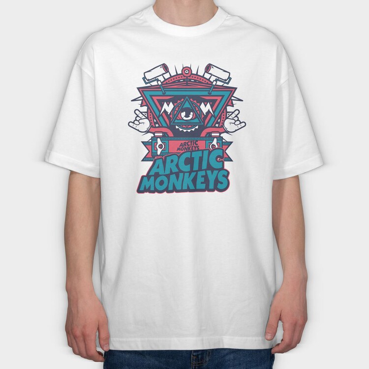 ARCTIC MONKEYS Art1, Tricou Oversize Barbati (Unisex)