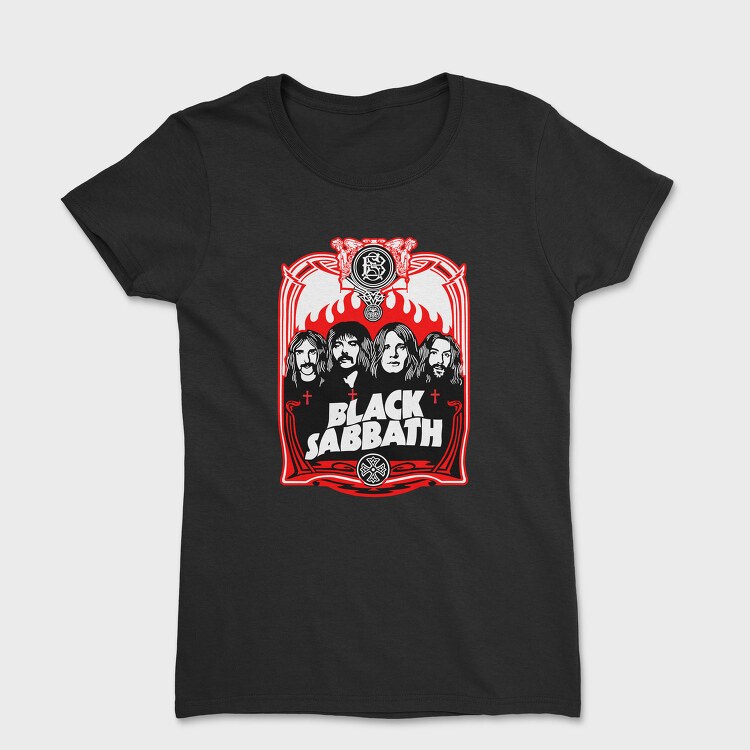 BLACK SABBATH Art design1, Tricou Femei
