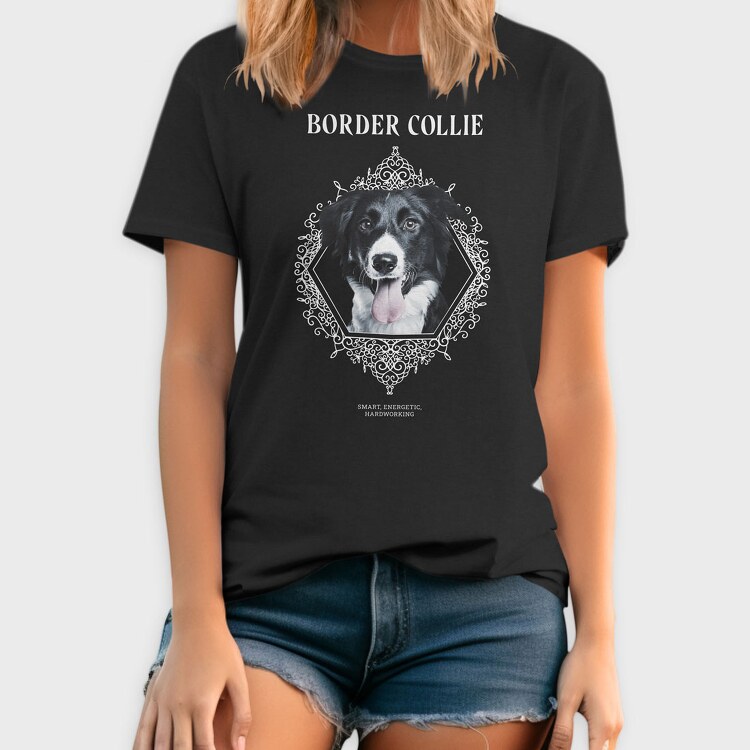 Border Collie, Tricou Barbati (Unisex)