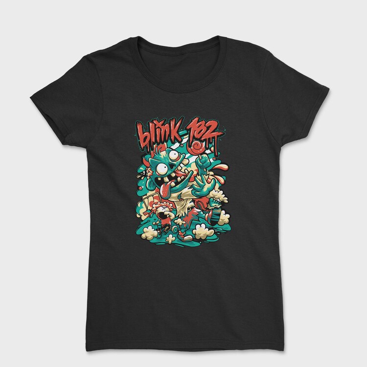BLINK 182 Art2, Tricou Femei